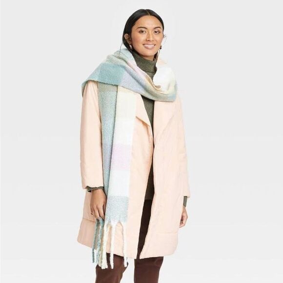 A New Day Cream Puffer Wrap Coat - Picture 2 of 10